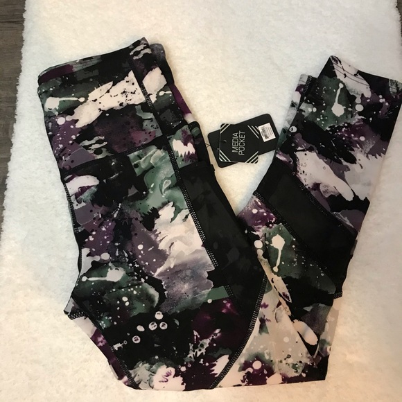 BSP legging Women’s multicolor, with pockets, L - Picture 2 of 11